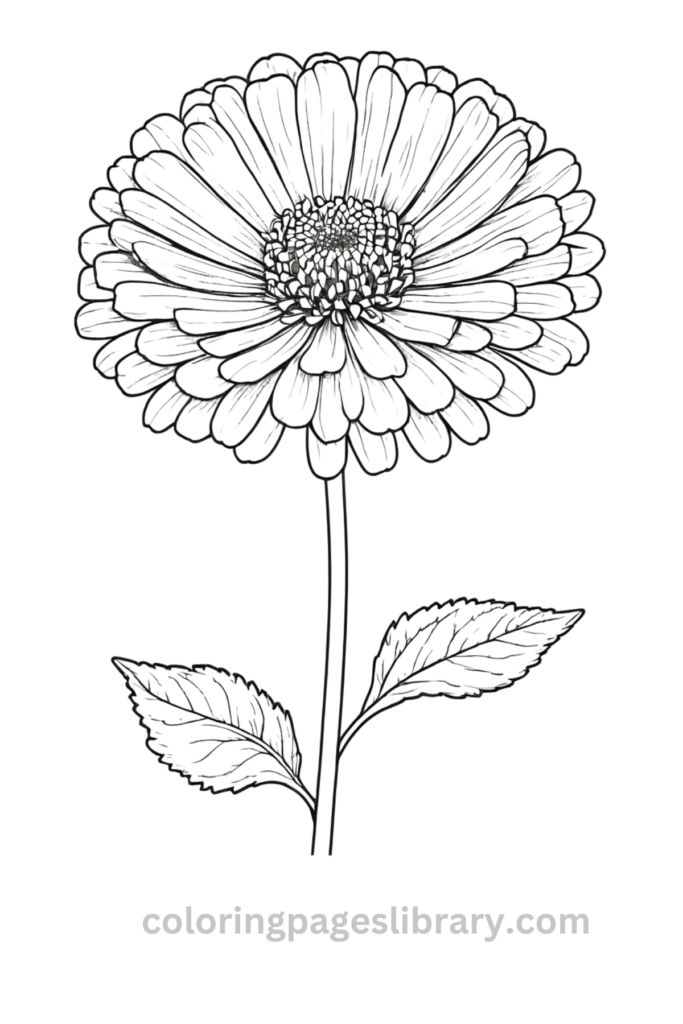 Simple Violet coloring sheet